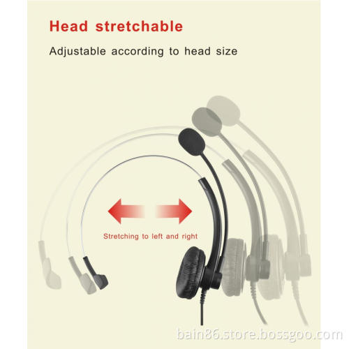 T11 over-ear noise-reducing call center headset